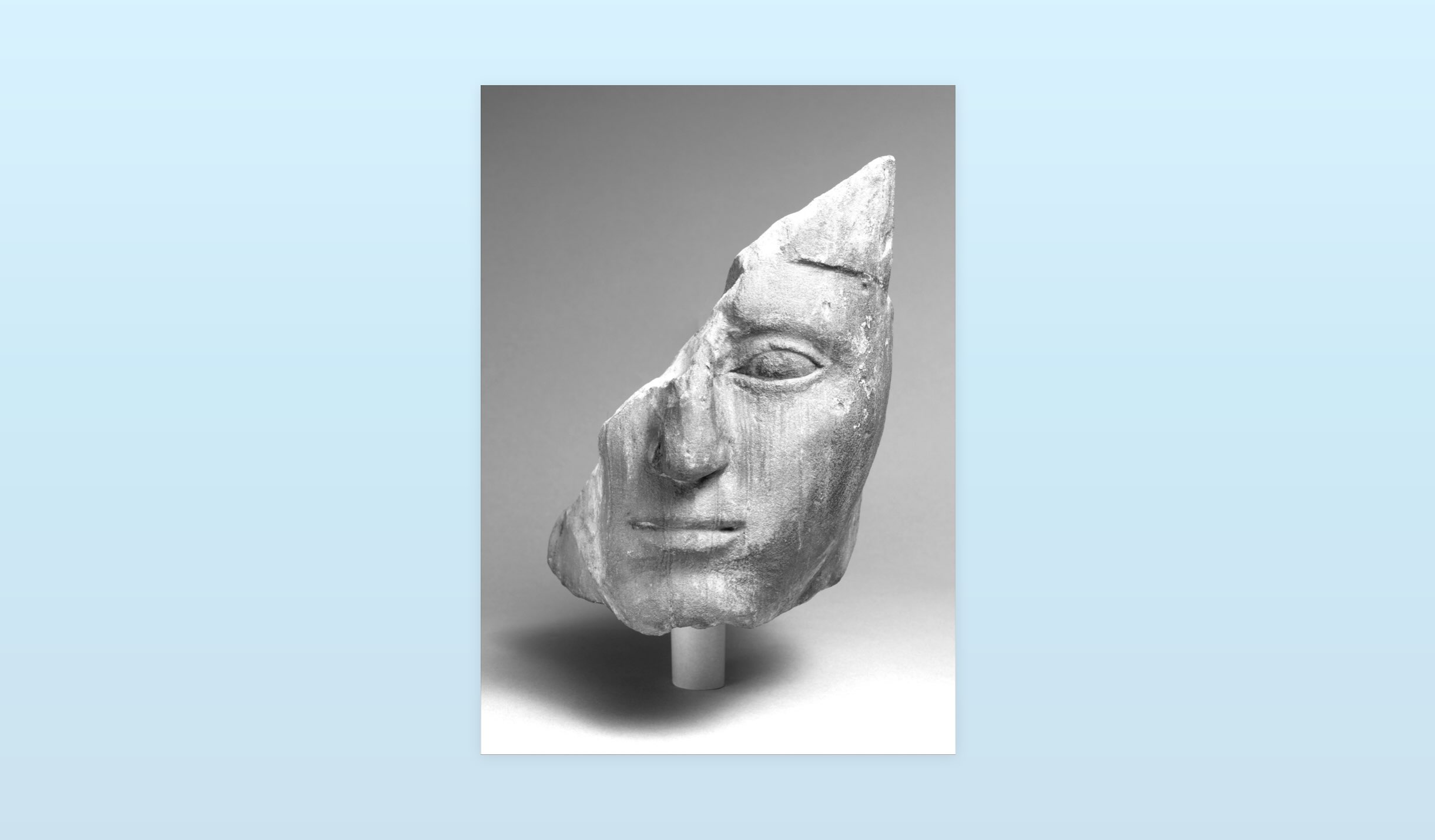 Head from a Statue of King Amenhotep I, via The Met
