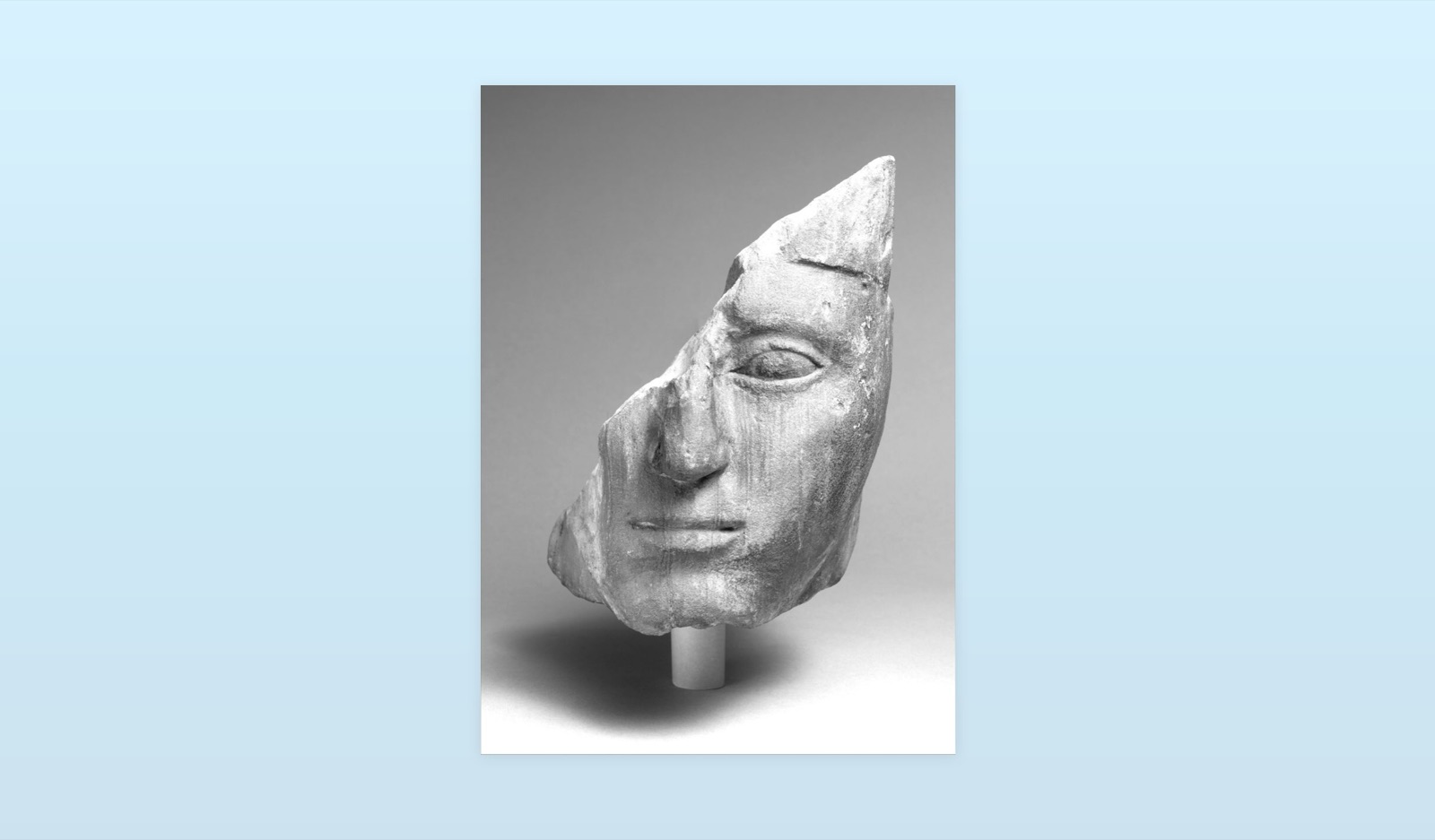 Head from a Statue of King Amenhotep I, via The Met